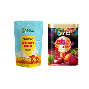 Natural Mass Powder for Weight Gain(500g) + ABC Malt