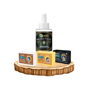 Beard N Sol Rendensyl Beard Growth Serum + Combo of Goat Milk Soap