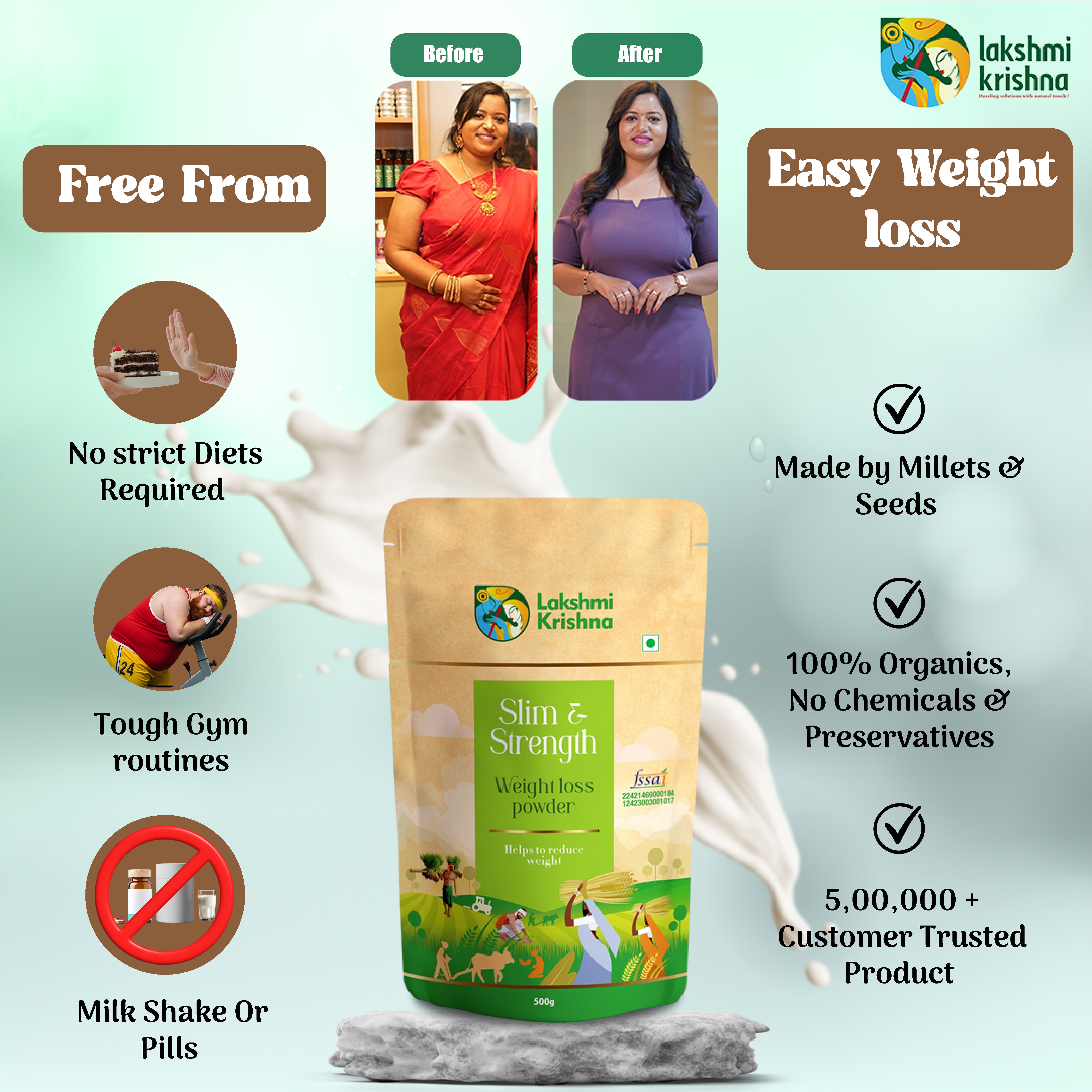 Slim And Strength Weight Loss Powder (500g)