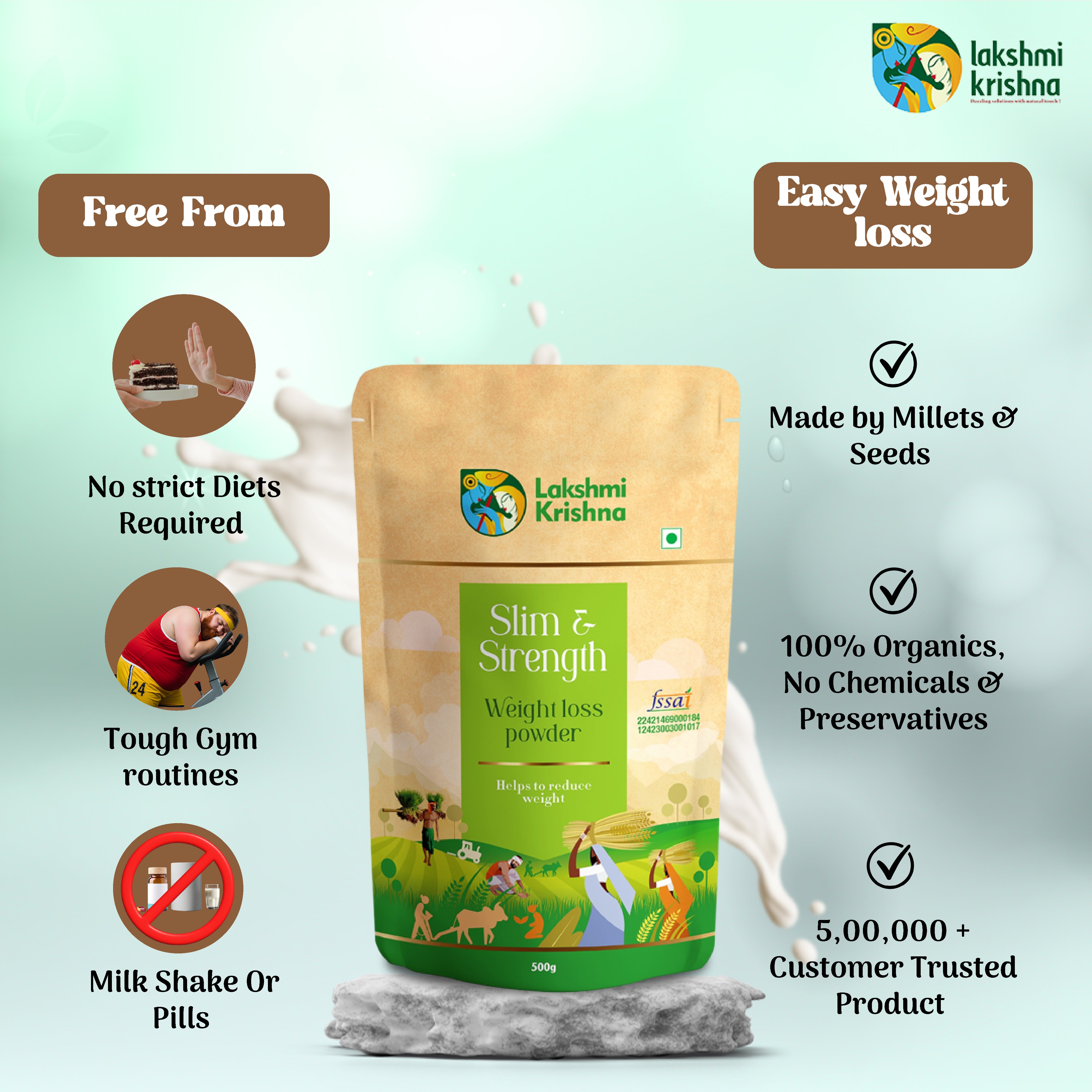 Slim And Strength Weight Loss Powder (500g)