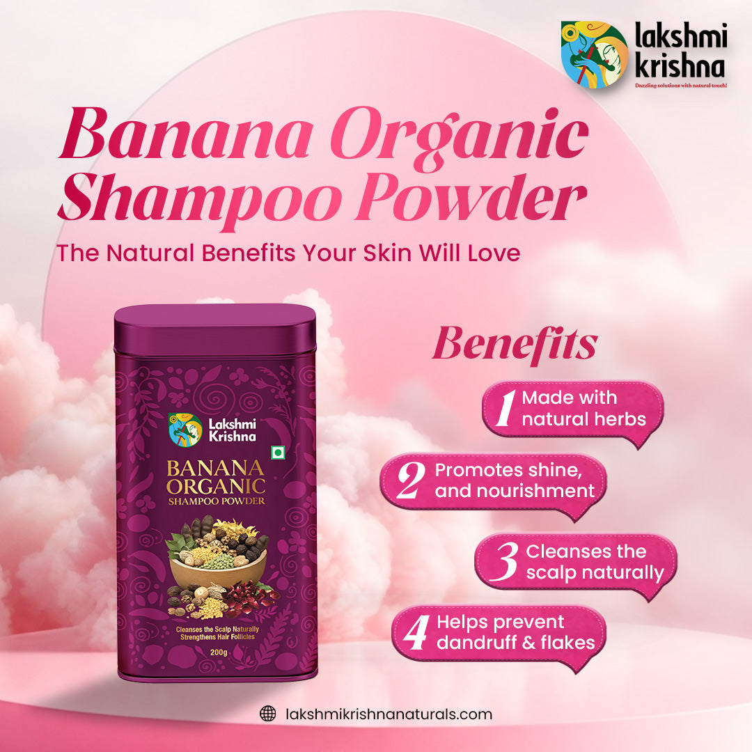 Banana Organic Shampoo Powder