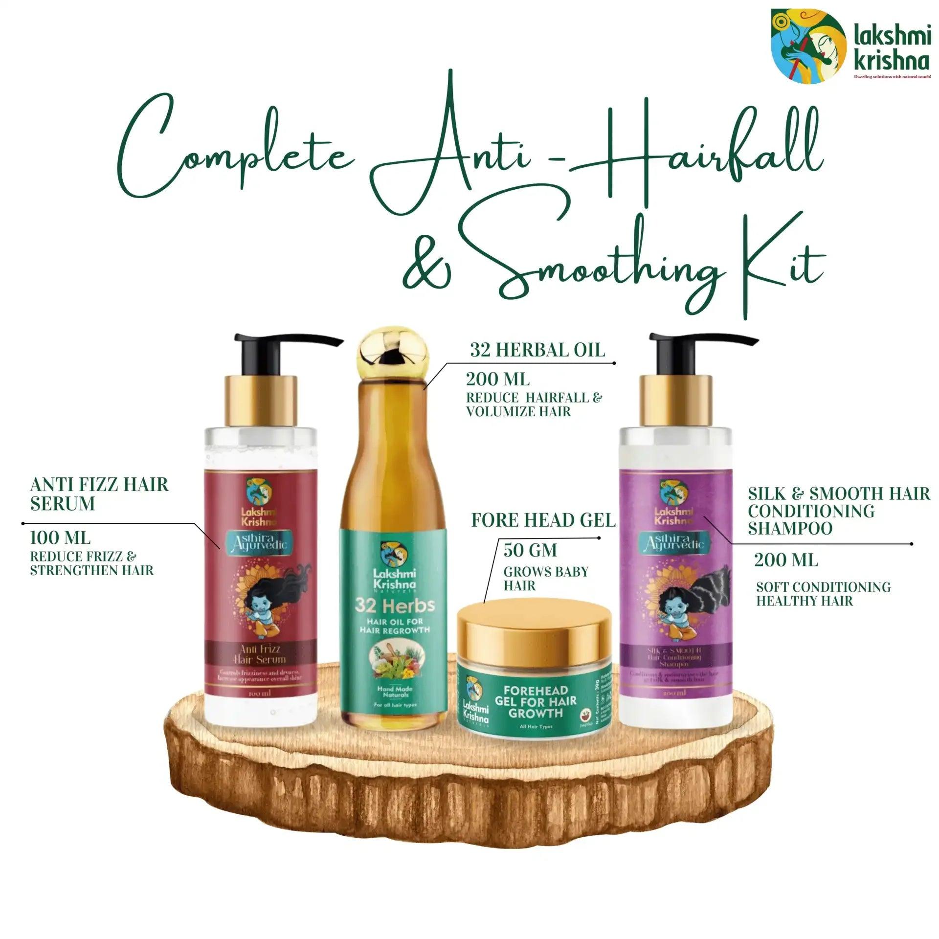 Complete anti-hair fall & Smoothing kit - Lakshmi Krishna Naturals