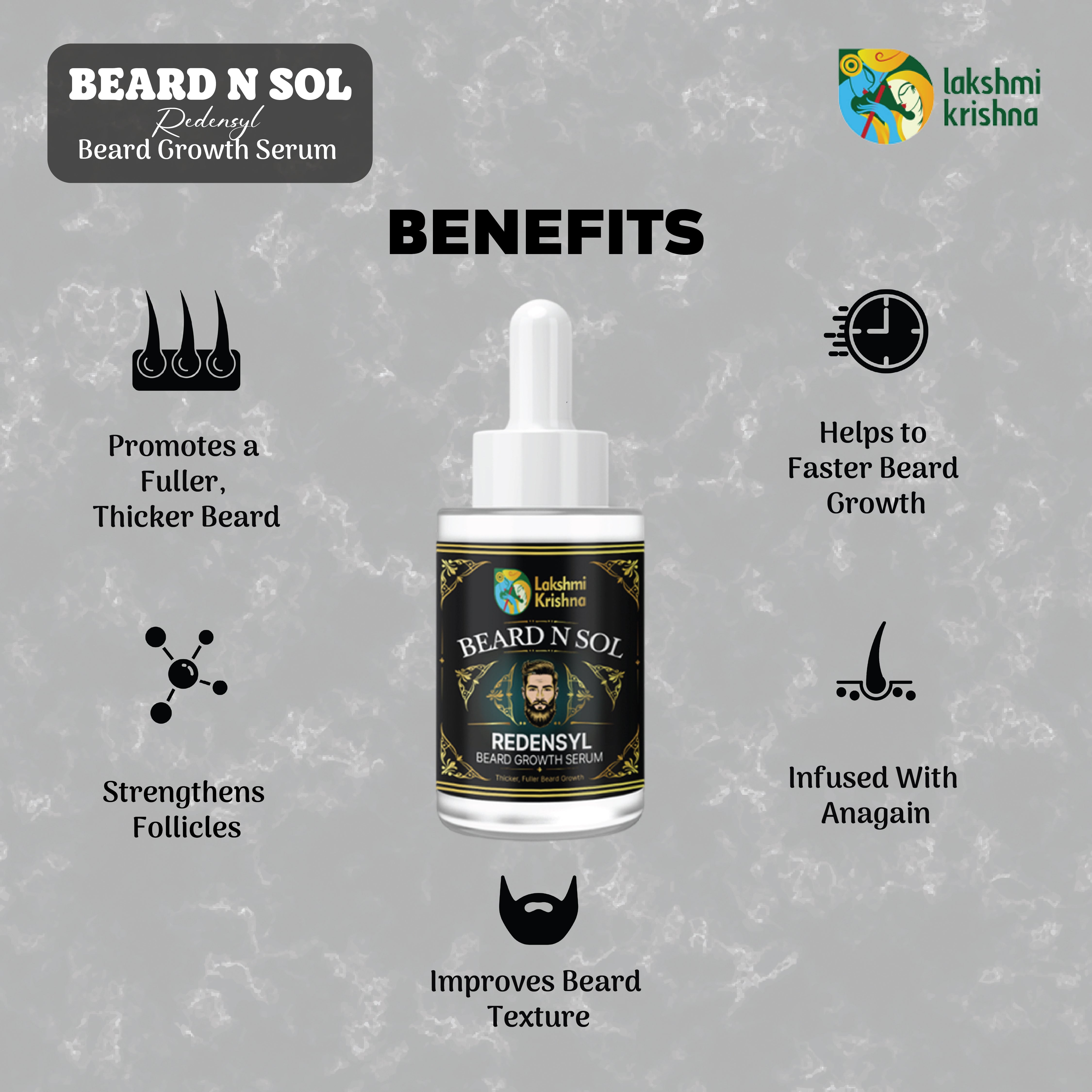 Beard N Sol Rendensyl Beard Growth Serum