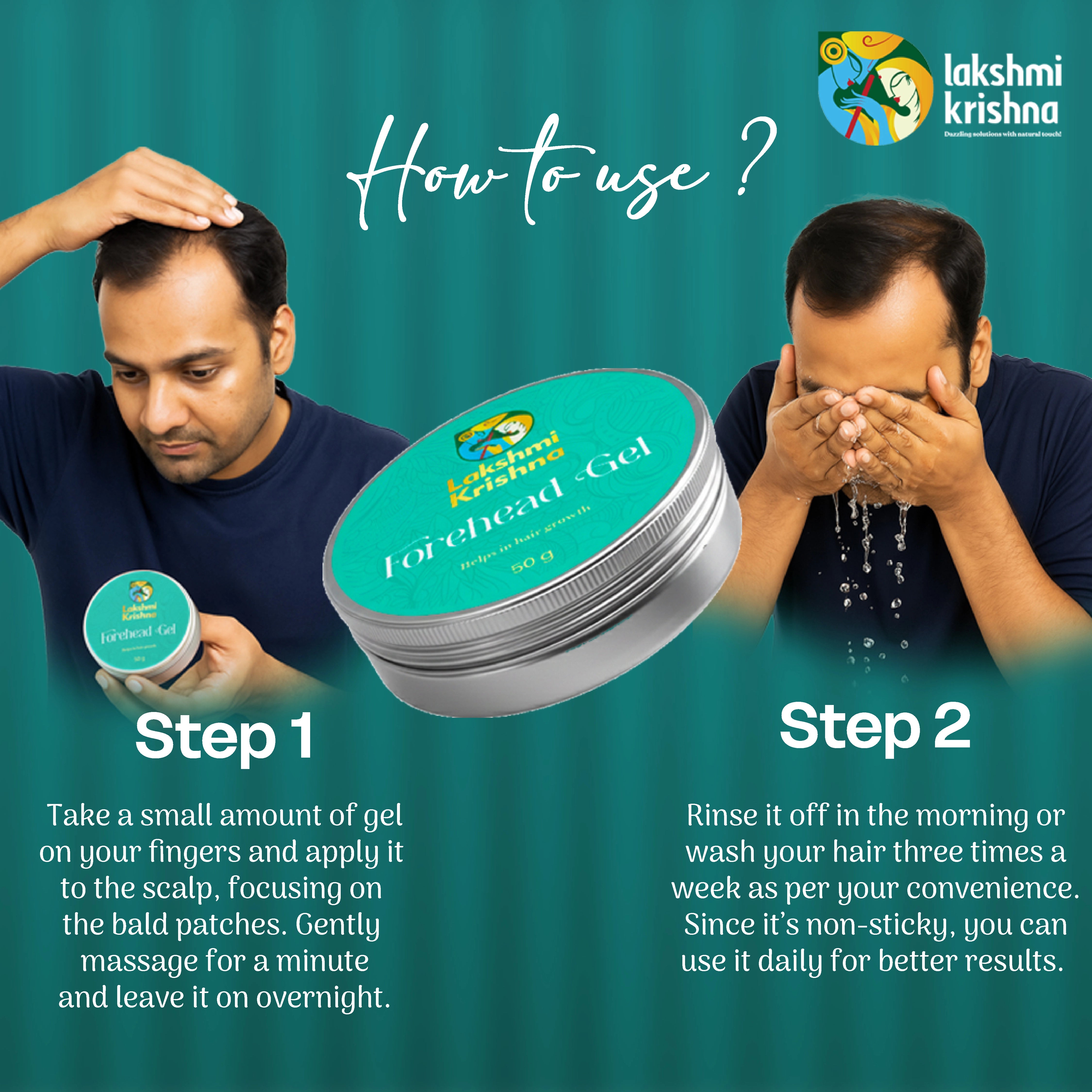 Forehead Hair Gel for Baldness