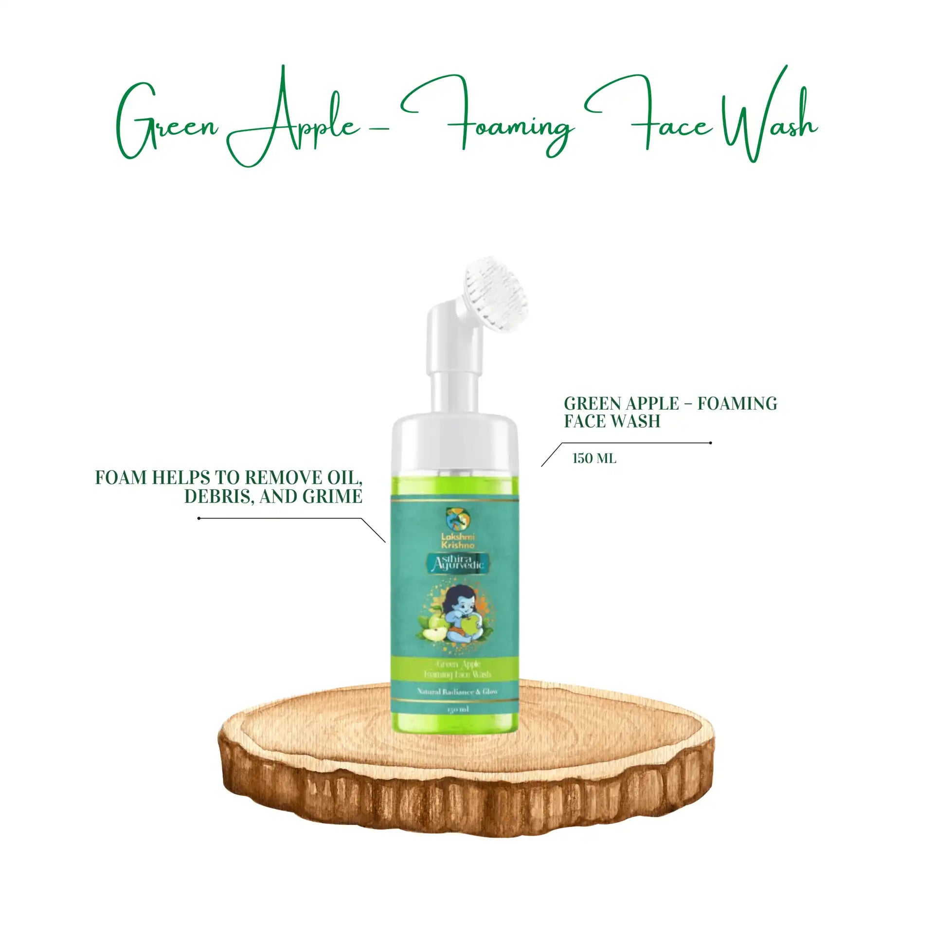 Green Apple Foaming Face Wash