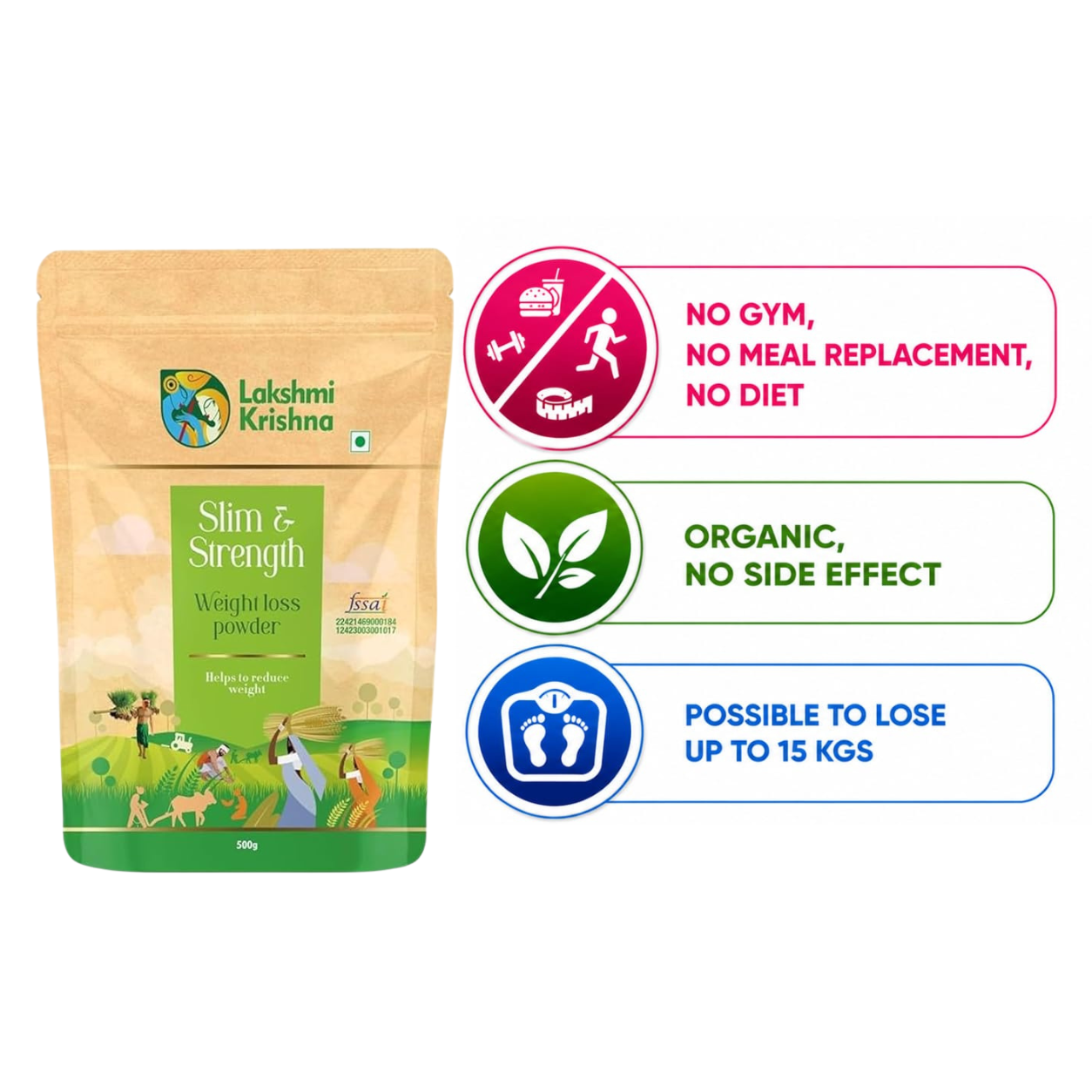Slim And Strength Weight Loss Powder (500g)