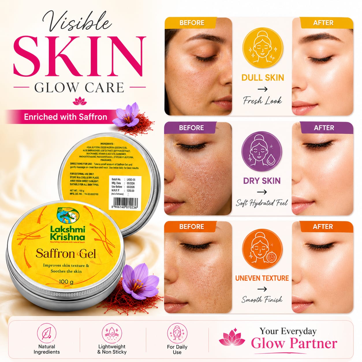 Saffron Gel