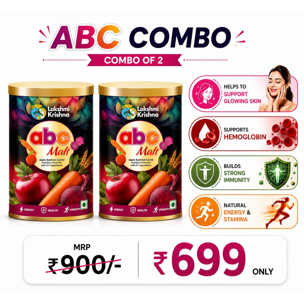 ABC Malt Pack of 2