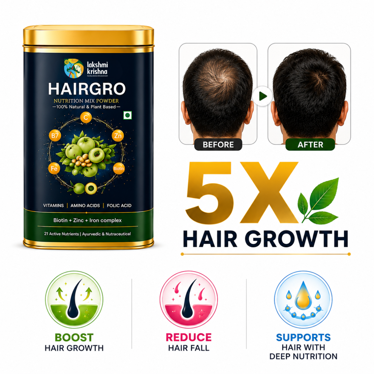 Hairgro Nutrition Mix Powder