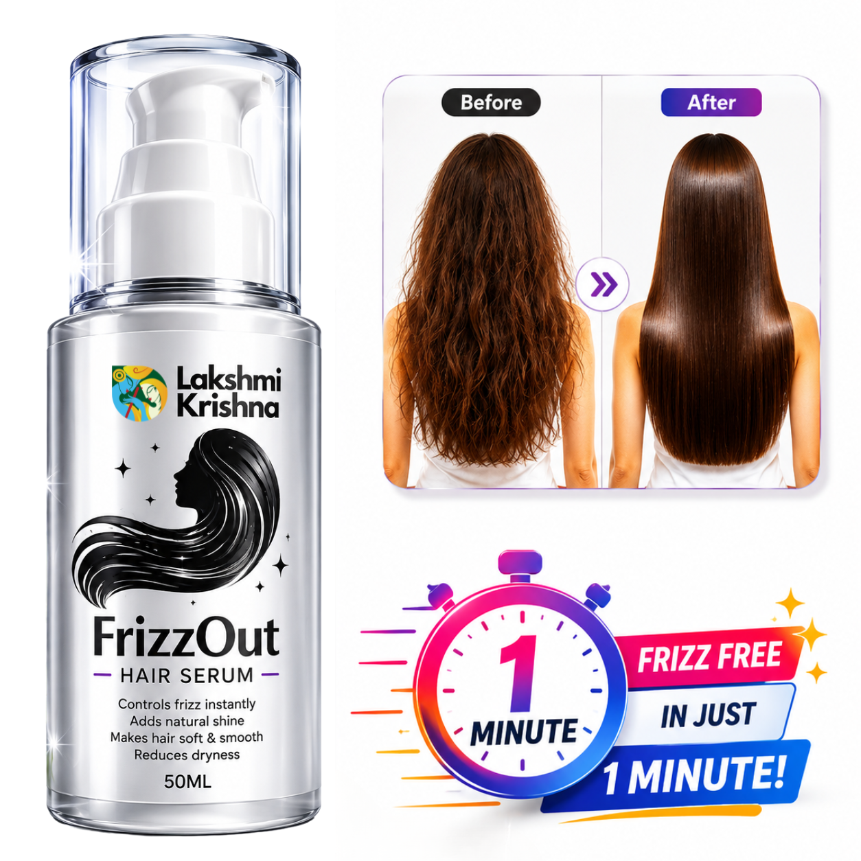 FrizzOut Hair Serum