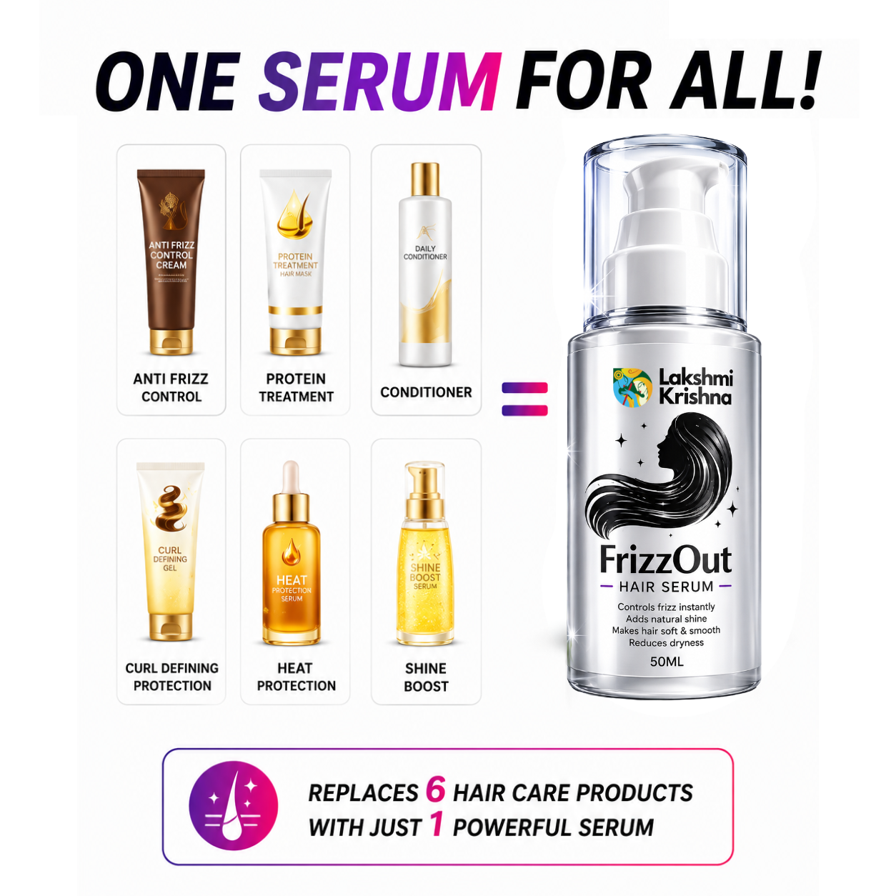 FrizzOut Hair Serum