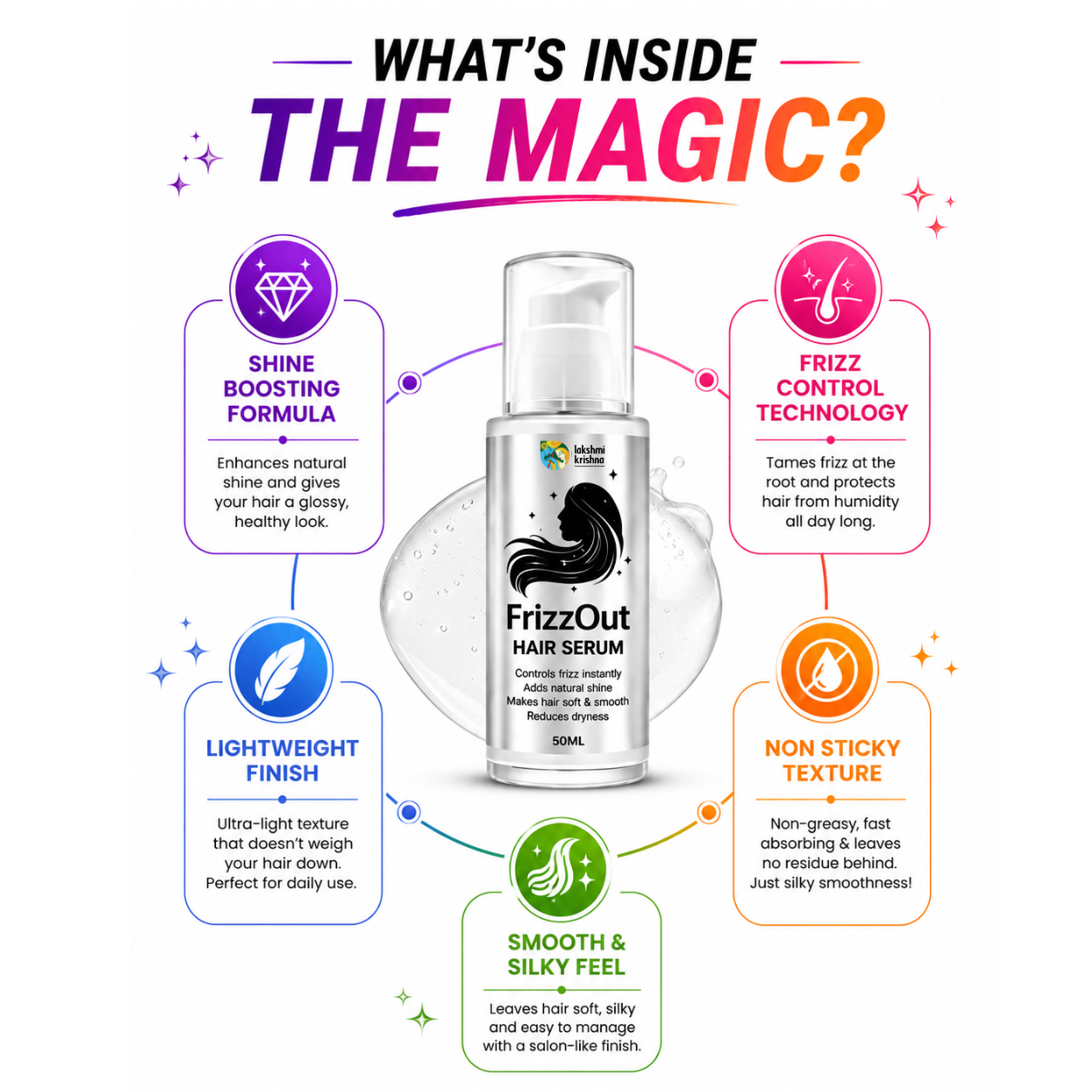 FrizzOut Hair Serum