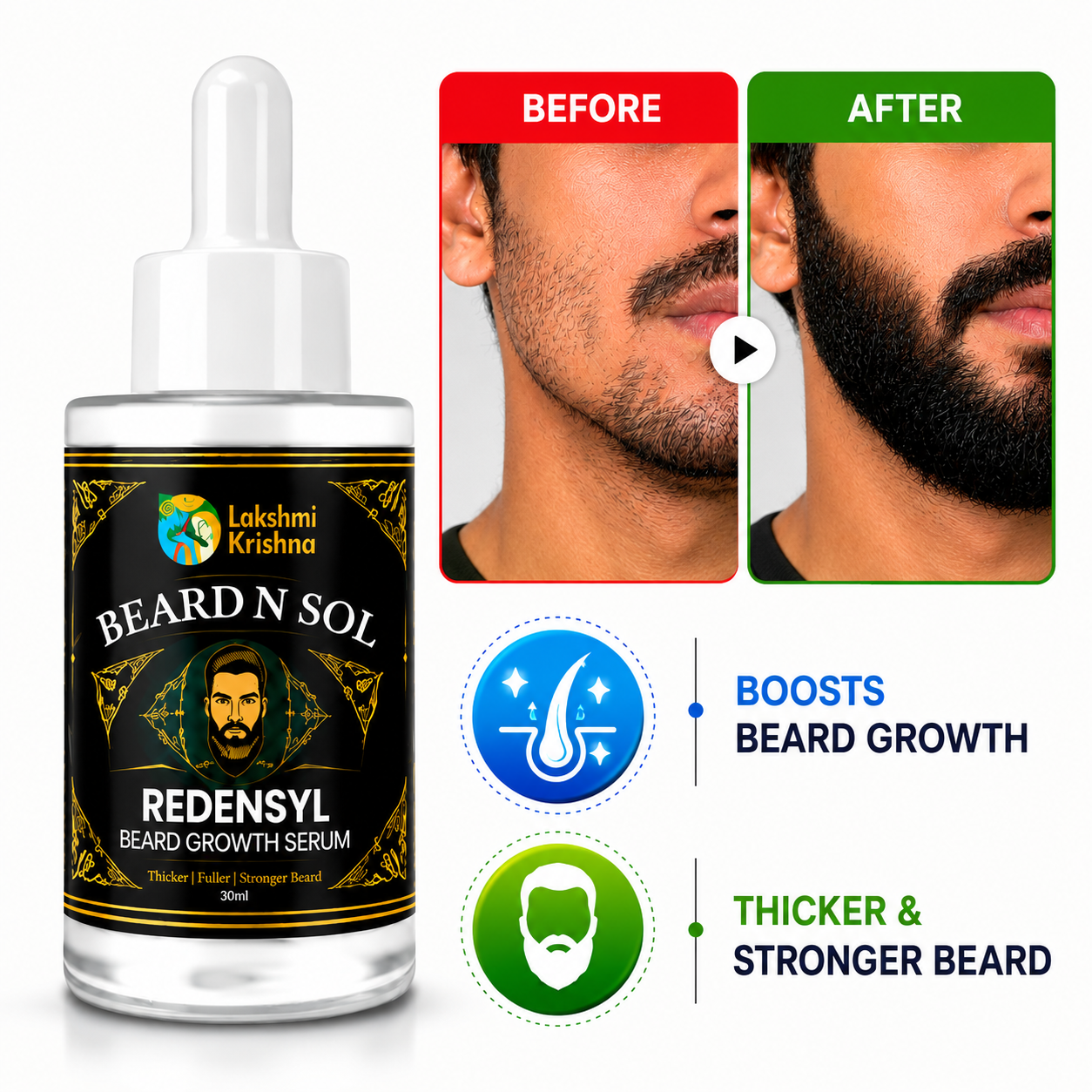 Beard N Sol Rendensyl Beard Growth Serum