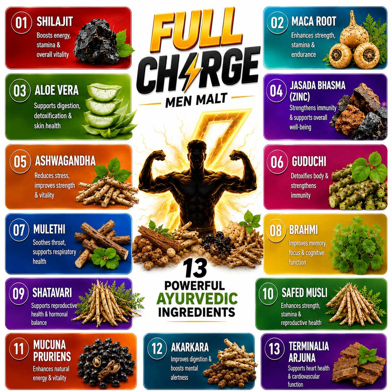 Full Charge Stamina Men Malt