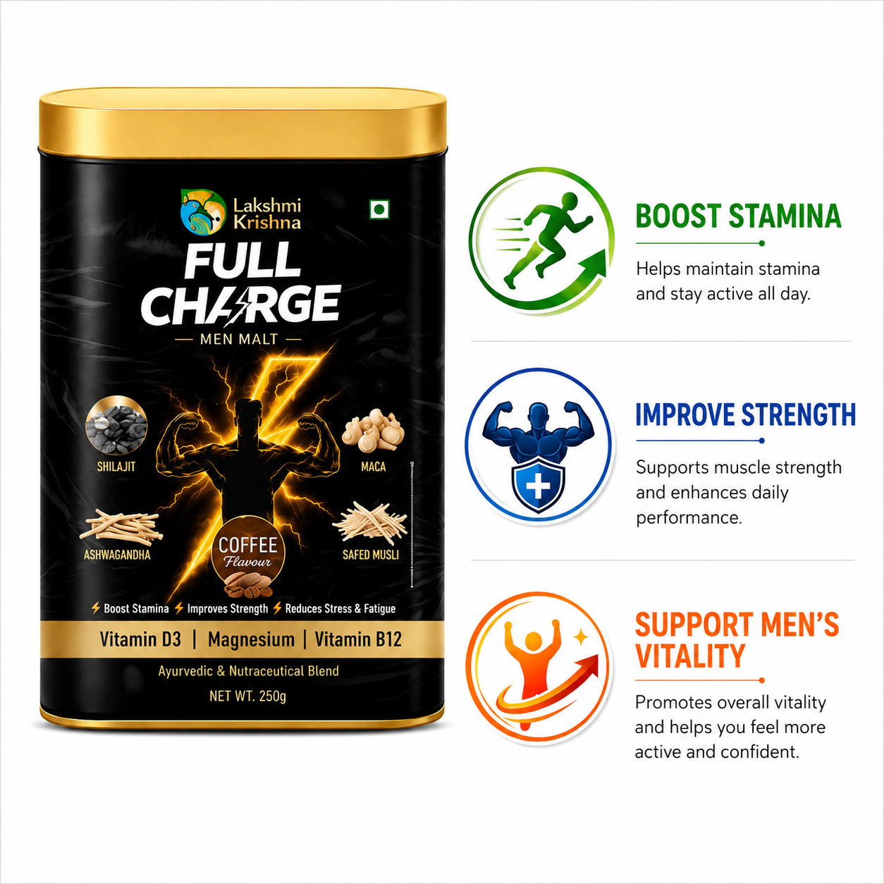 Full Charge Stamina Men Malt