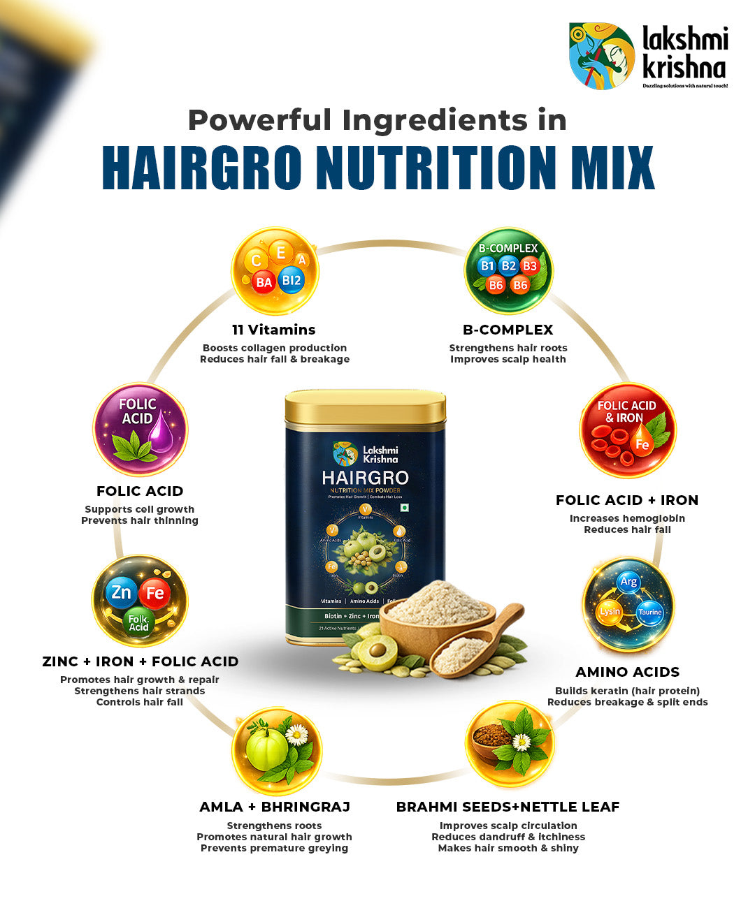 Hairgro Nutrition Mix Powder
