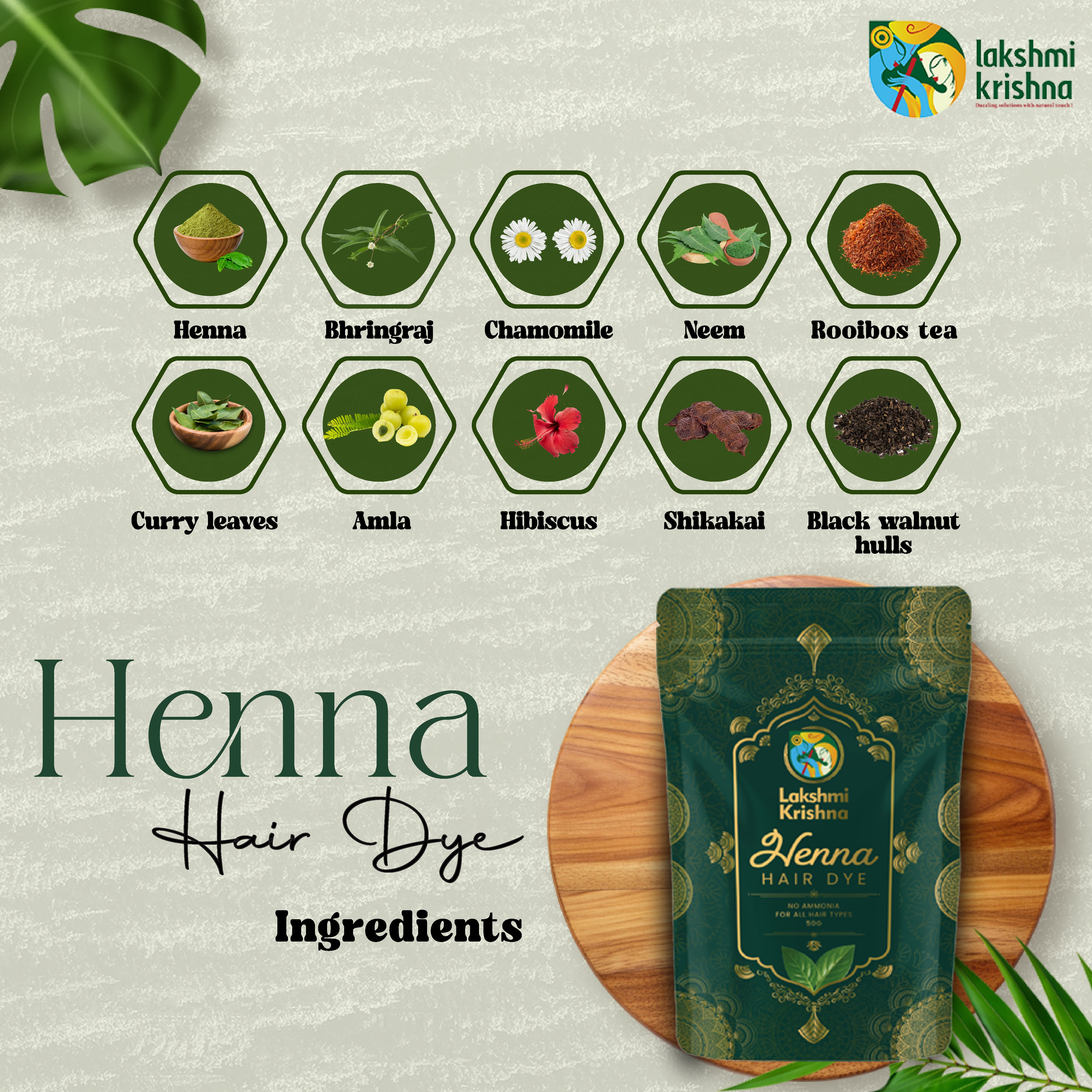 Henna Hair Dye Combo