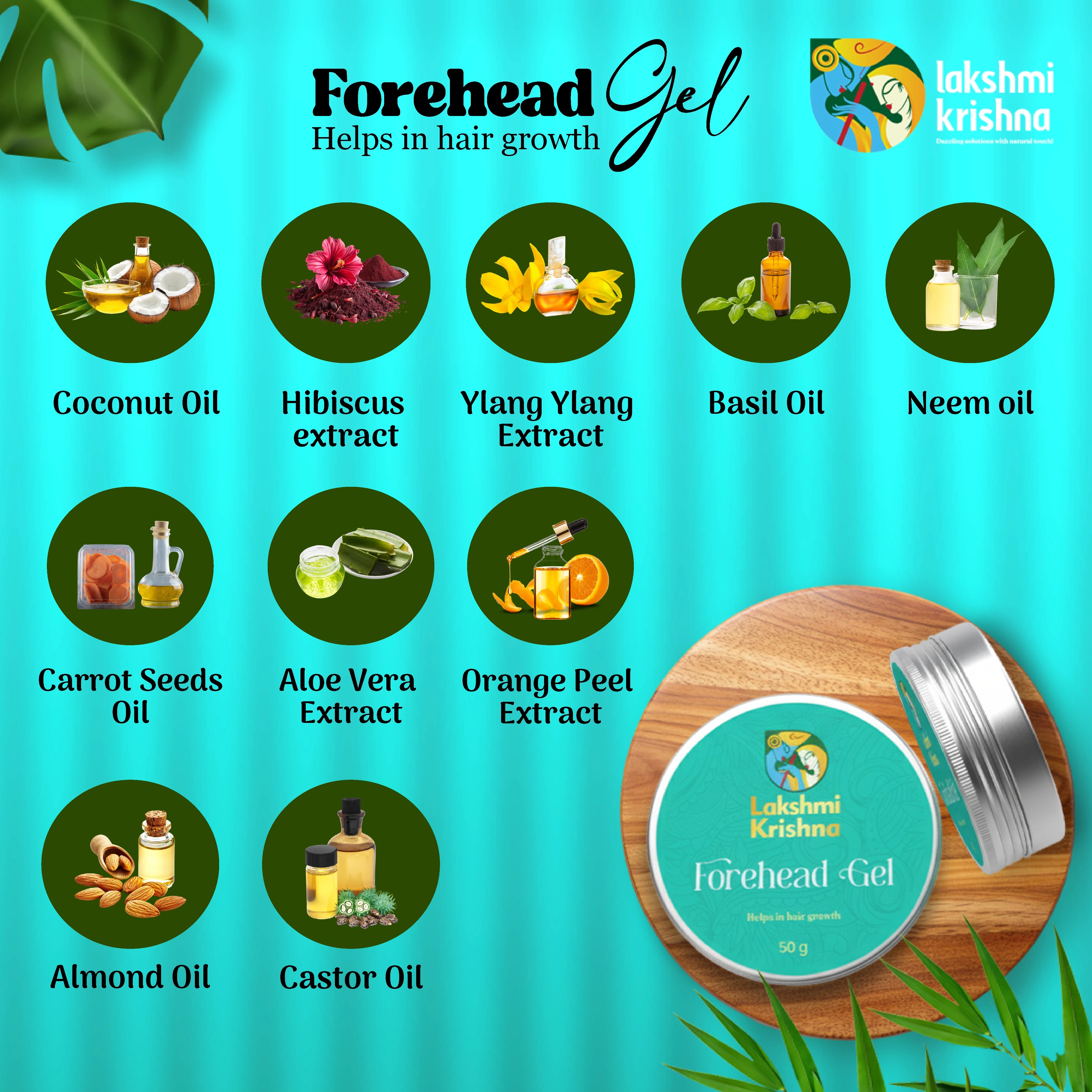 Forehead Hair Gel for Baldness