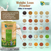 Lakshmi Krishna Weight Loss Powder can with 25 natural ingredients like bamboo rice, millets, beans, peas, and seeds for healthy weight loss