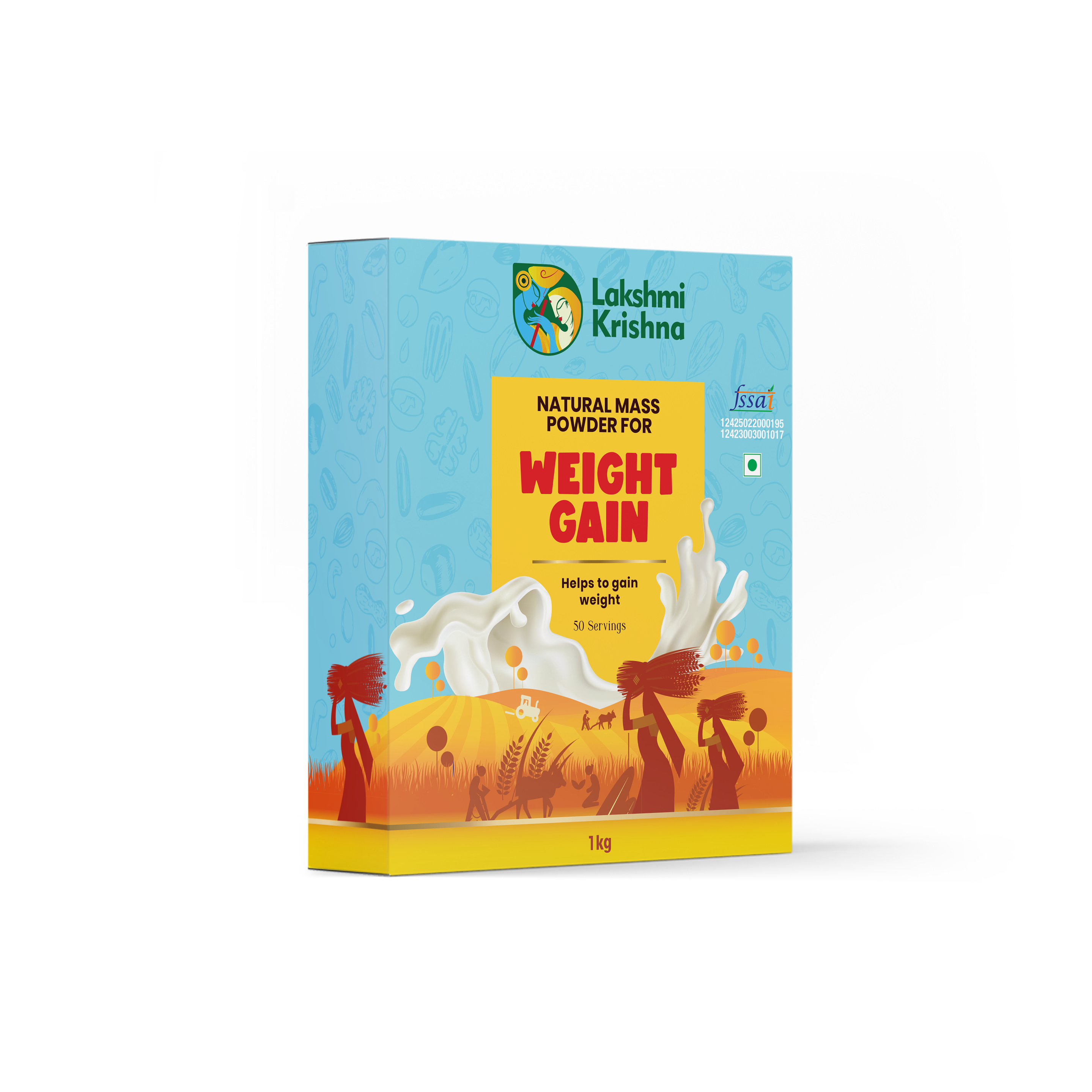 Natural Mass Powder for Weight Gain (1kg)