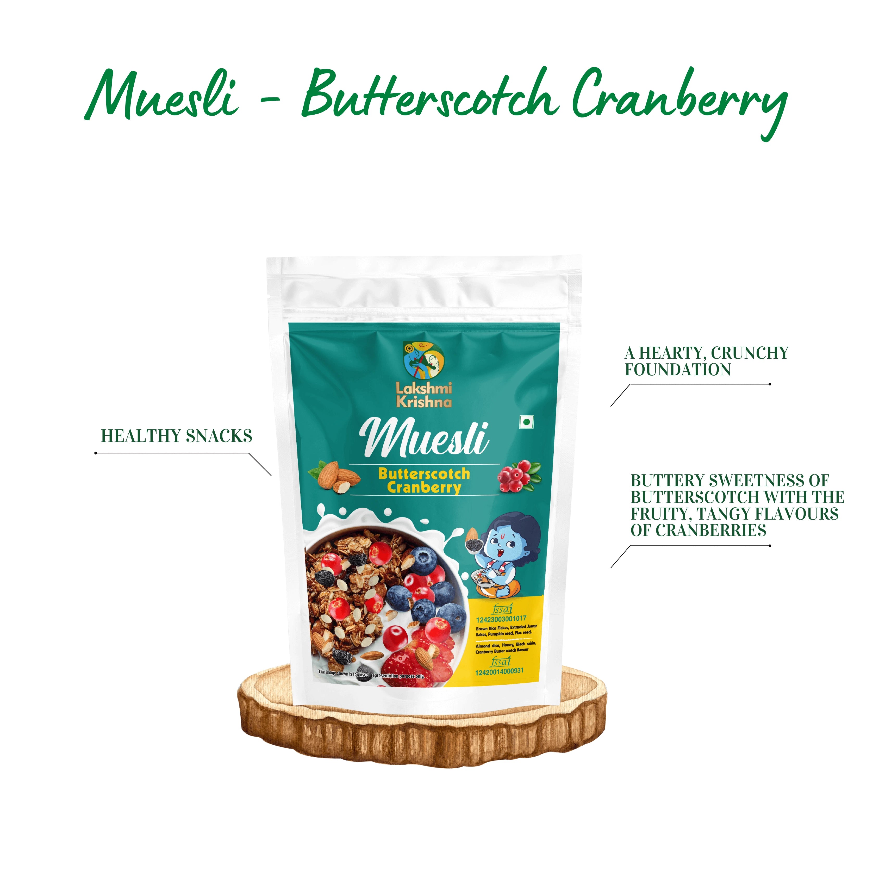 Muesli - Butterscotch Cranberry