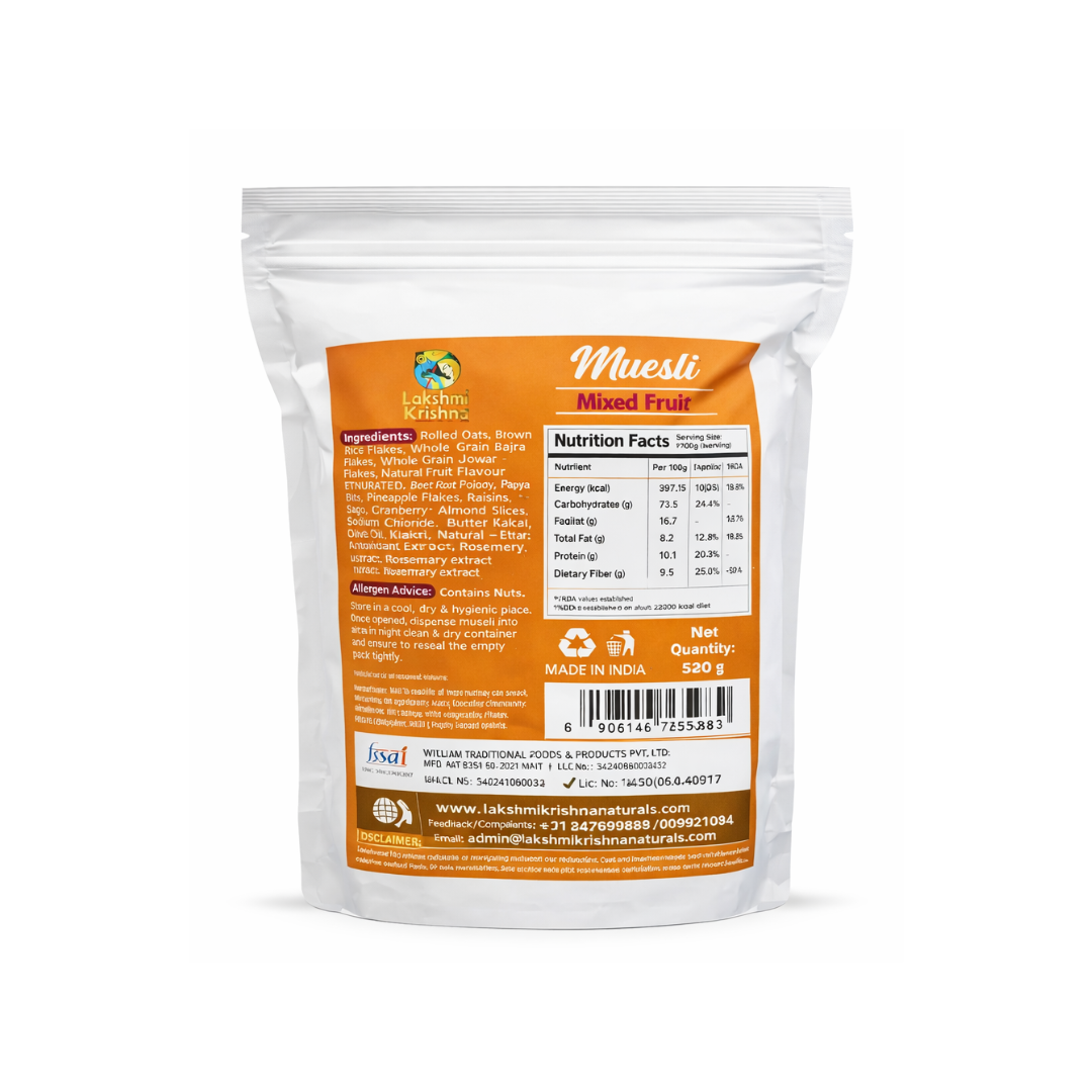 Muesli Mixed Fruit