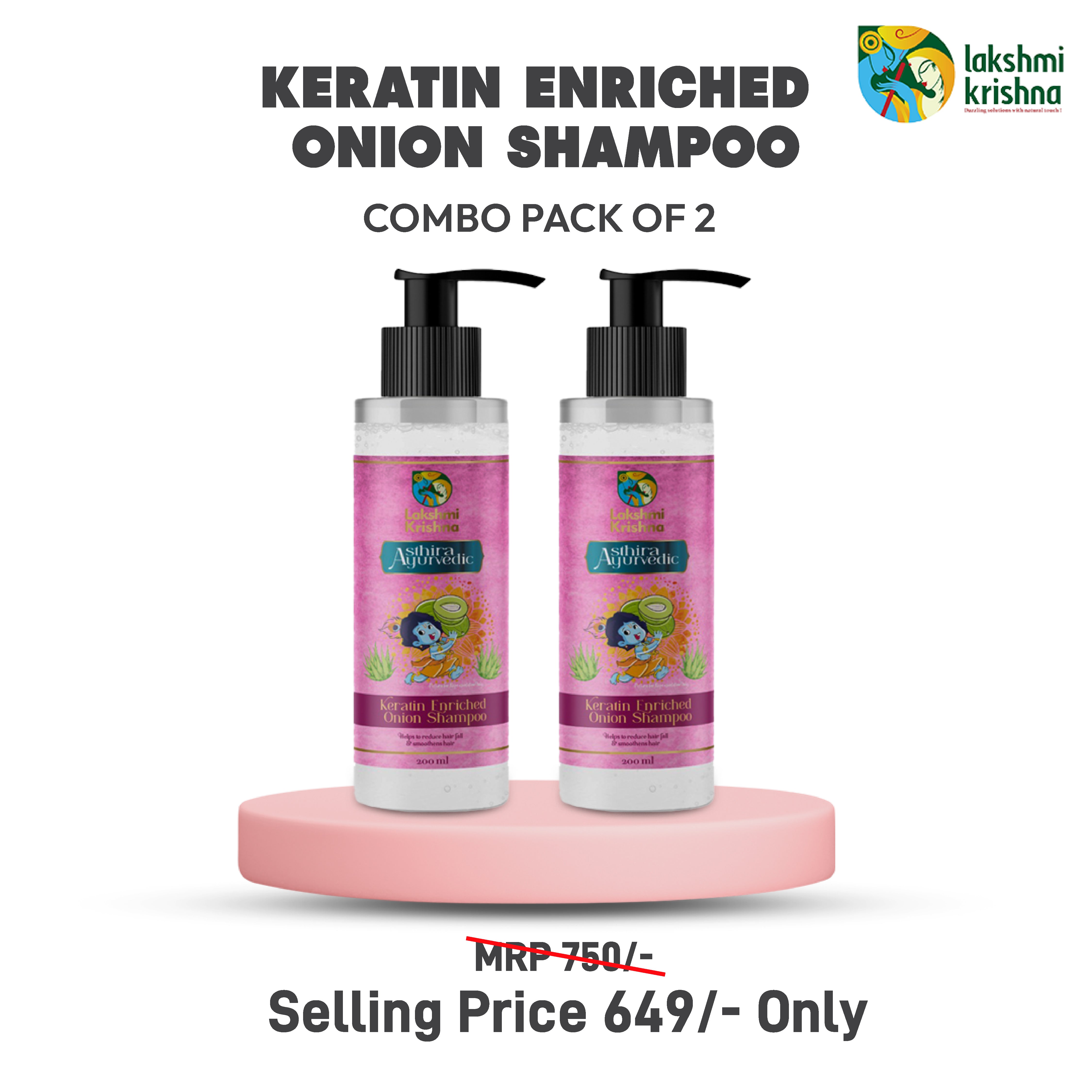 Keratin Enriched Onion Shampoo
