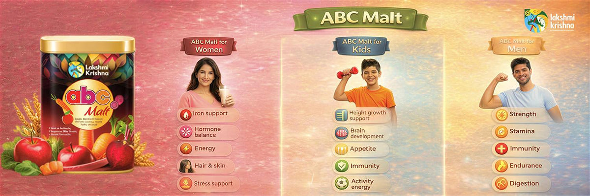 Buy ABC Malt Powder online | Lakshmi Krishna Naturals