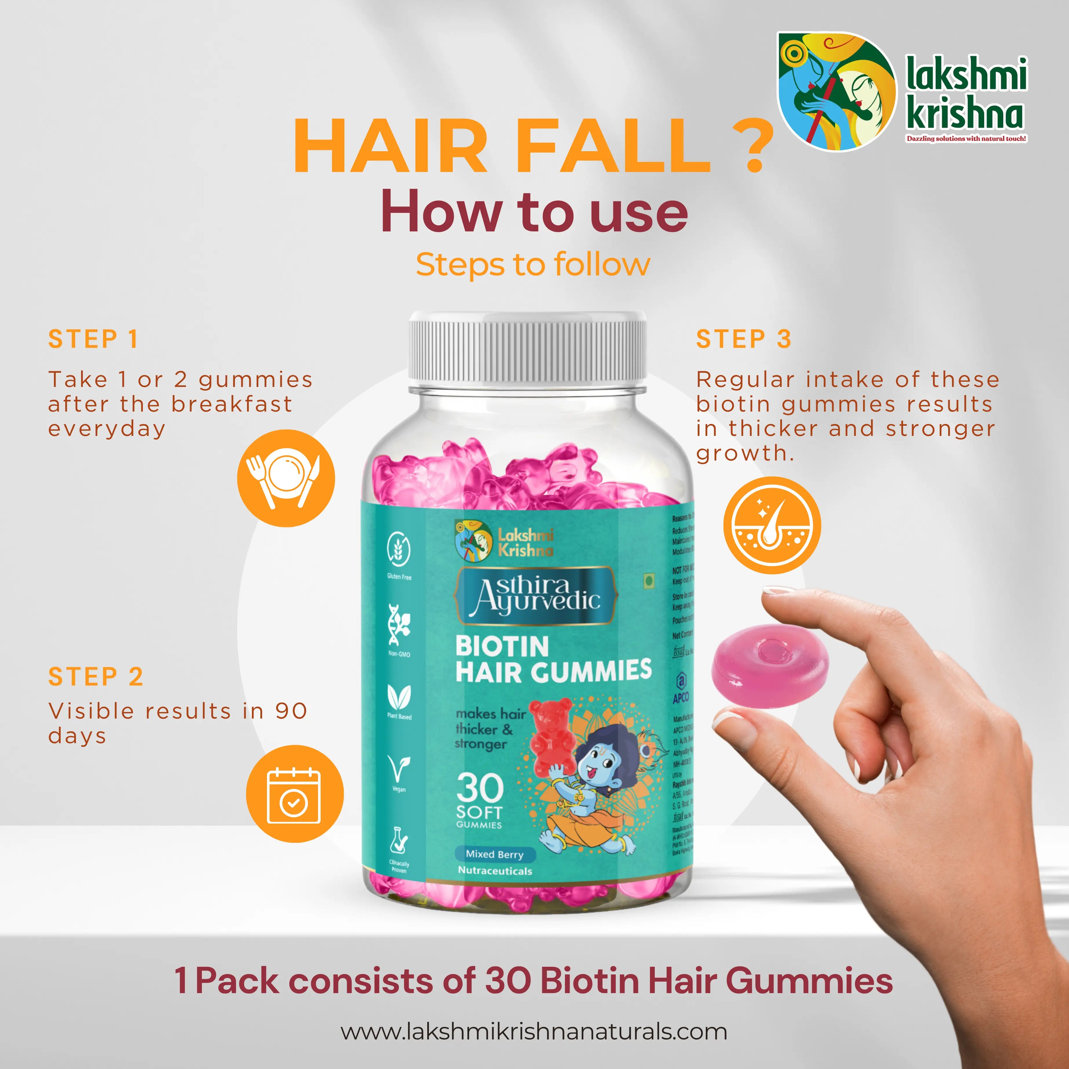 Biotin Gummies for Hair Growth