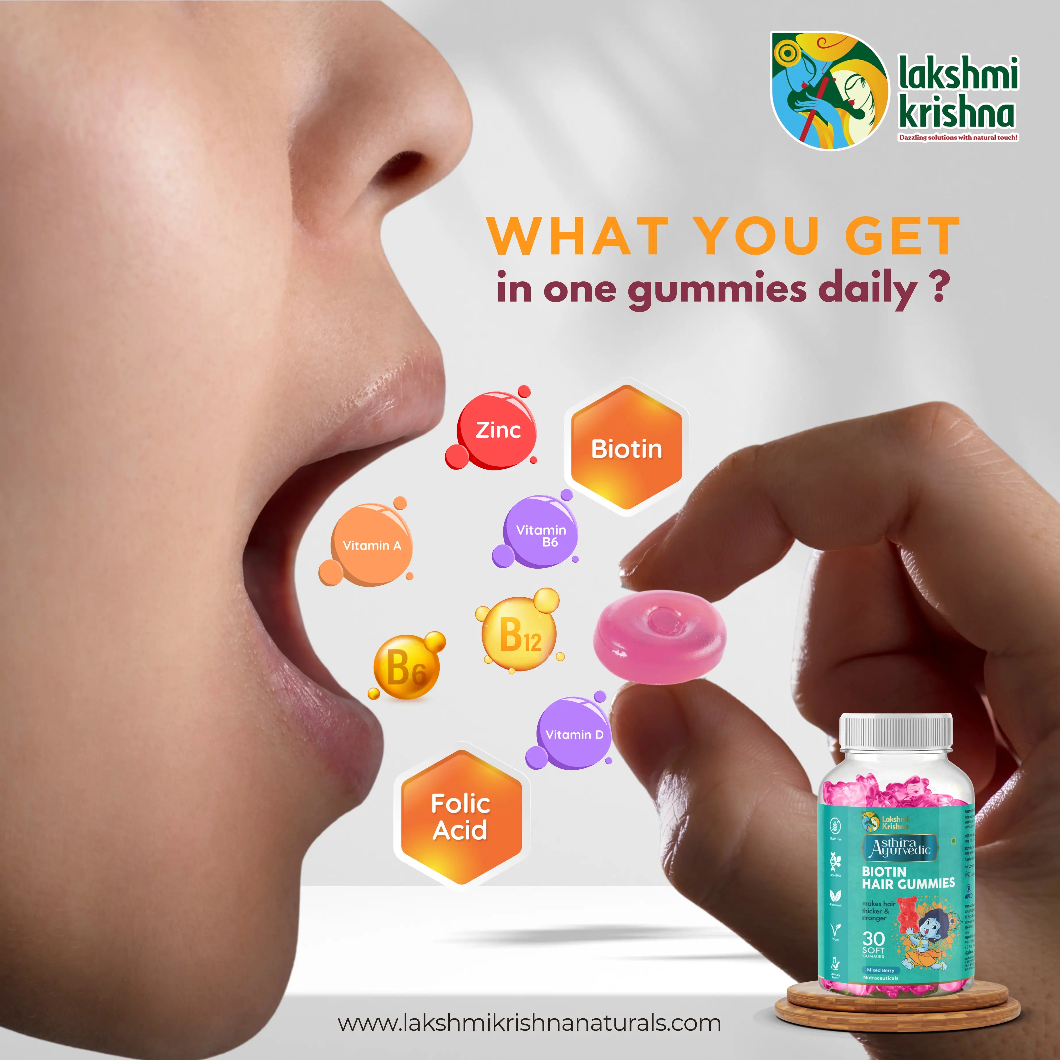 Biotin Gummies for Hair Growth