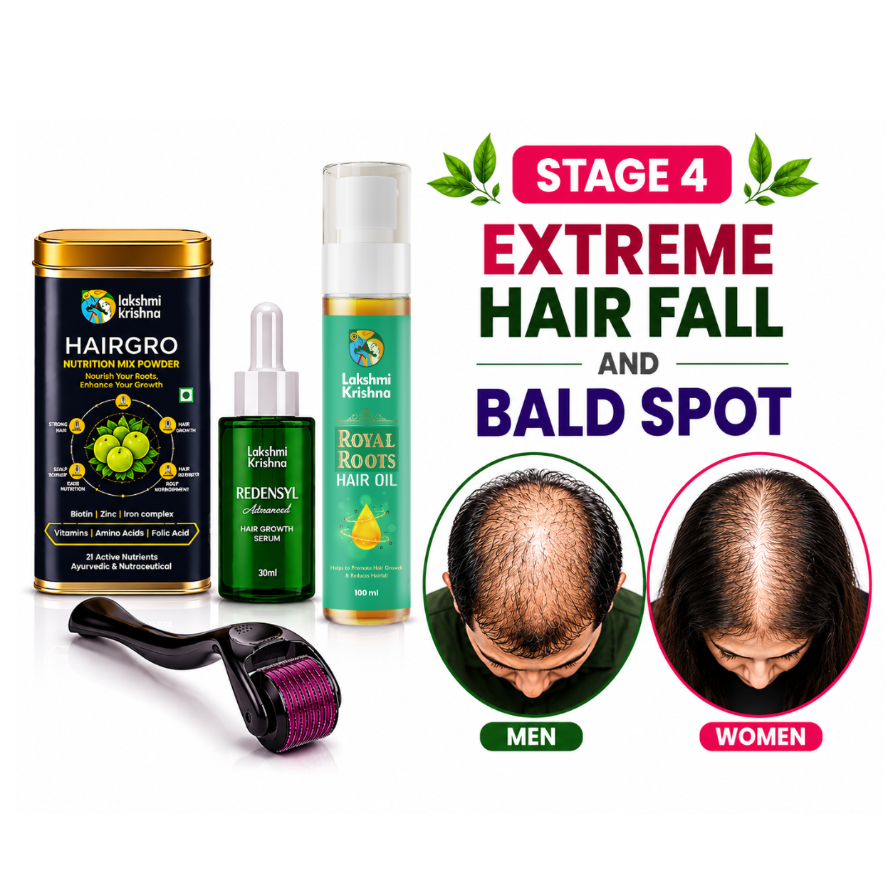 Extreme Hair Fall & Baldness Recovery Kit
